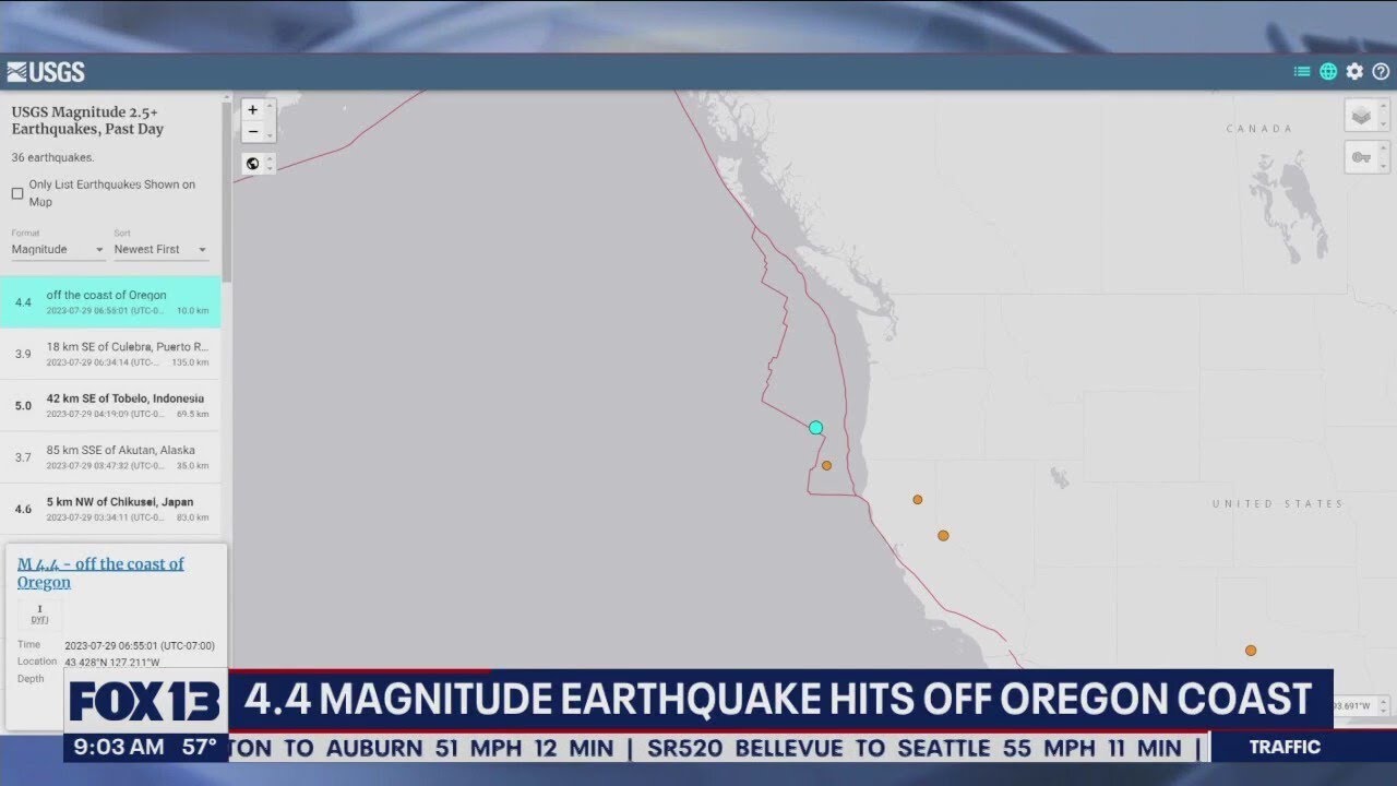 Major Earthquake Hits Coastal Region